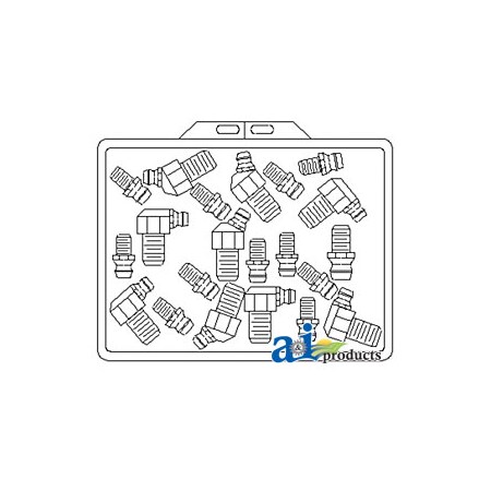 Metric Grease Fitting Assortment 6 X6 X5